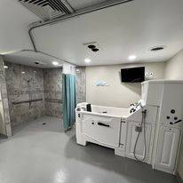 Interior shot of the Carrier Mills Nursing and Rehabilitation Center, from the Carrier Mills Gallery