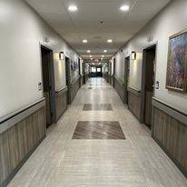 Interior shot of the Carrier Mills Nursing and Rehabilitation Center, from the Carrier Mills Gallery